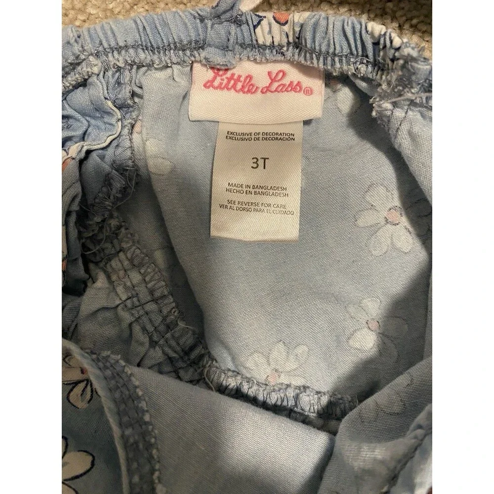 Little Lass Girls 3T Floral Outfit Set - Picture 6 of 6